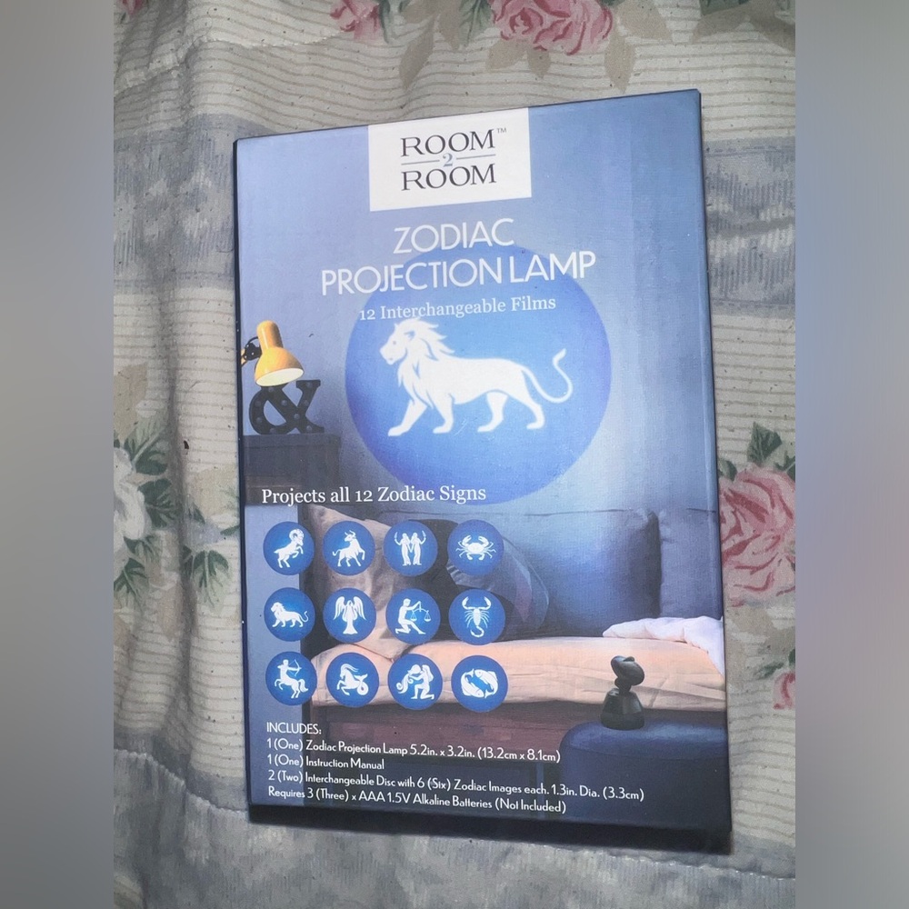 Zodiac projection lamp
